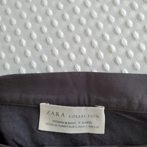 Zara asymmetrical gray pleated skirt - Picture 5 of 5